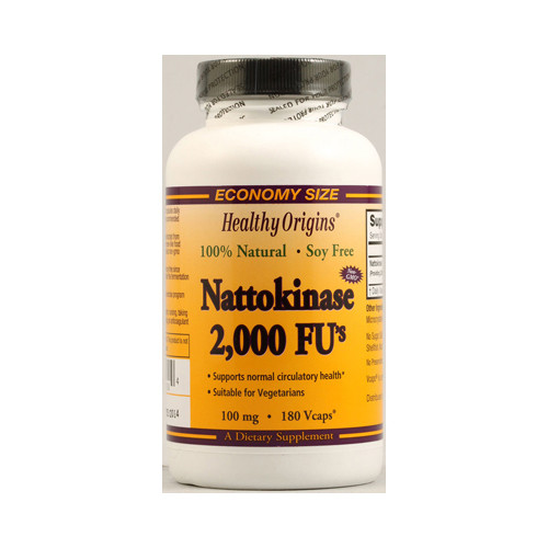 Healthy Origins Nattokinase 2000 FUs 100 mg (1x180 Vcaps)