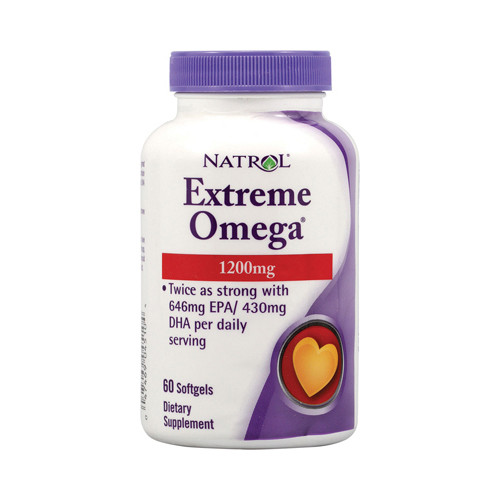 Natrol Extreme Omega 1200 mg (60 Softgels)
