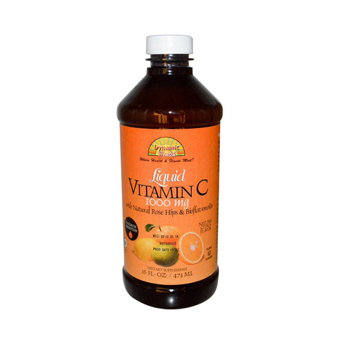 Dynamic Health Liquid Vitamin C Natural Citrus 1000 mg (16 fl Oz)