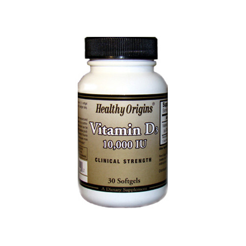 Healthy Origins Vitamin D3 10000 IU (30 Softgels)