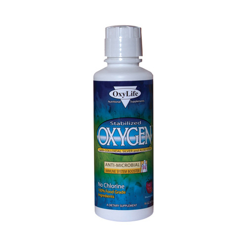 Oxylife Oxygen with Colloidal Silver Orange-Pineapple (16 fl Oz)