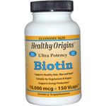 Healthy Origins Biotin 10,000 mcg (150 Vcaps)