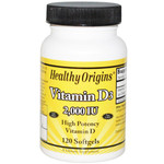 Healthy Origins Vitamin D3 2000 IU (120 Softgels)
