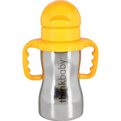 Thinkbaby Bottle Thinkster Of Steel with Cover and Spout 9 oz
