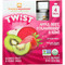 Happy Squeeze Fruit and Veggie Snack Organic Blended Twist Apple Beet Strawberry and Kiwi 4/3.17 oz case of 4