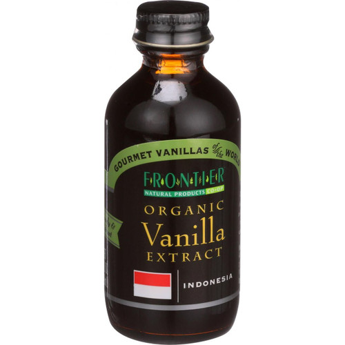 Frontier Herb Vanilla Extract Gourmet Indonesia 2 oz Case of 6