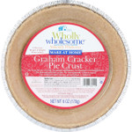 Wholly Wholesome Pie Crust Graham Cracker 6 oz case of 12