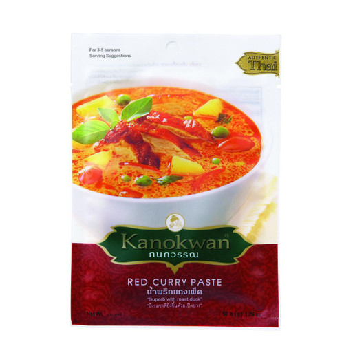 Kanokwan Curry Paste Red 1.76 oz Case of 12