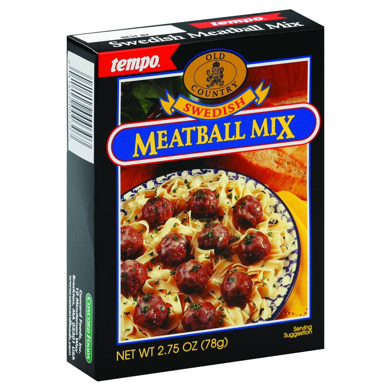 Tempo Old Country Meatball Mix - Swedish - 2.75 oz - Case of 12, Case of 12  - 2.75 OZ each - Kroger
