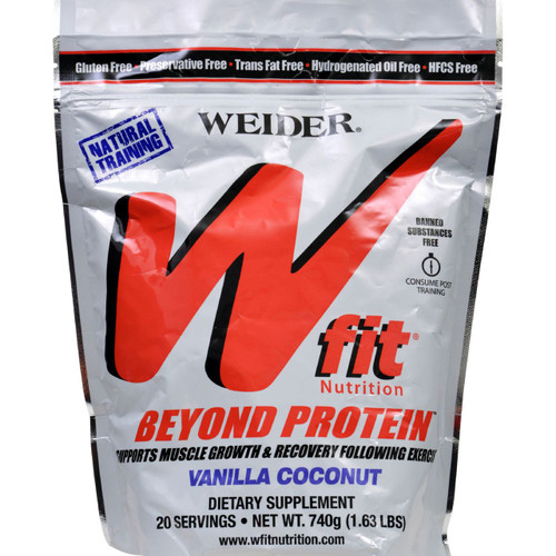 Wfit Hydrolyzed Whey Beyond Protein Vanilla Coconut 1.63 lb