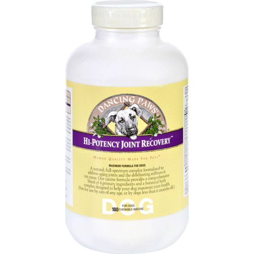 Dancing Paws High Potency Joint Recovery Canine 180 Wafers