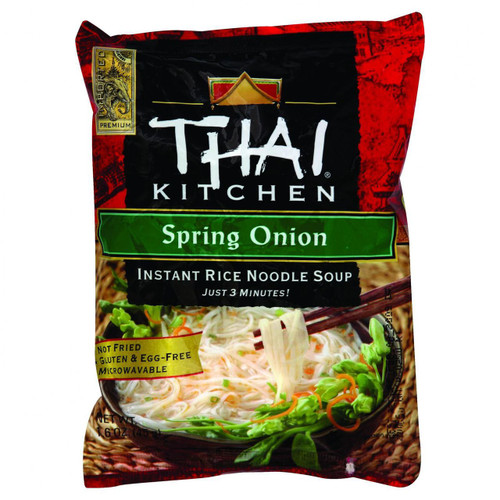 Thai Kitchen Instant Rice Noodle Soup Spring Onione Mild 1.6 oz Case of 6