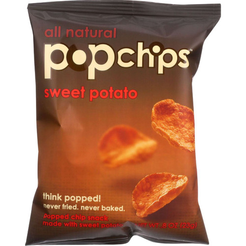 Popchips Chips Sweet Potato .8 oz case of 24