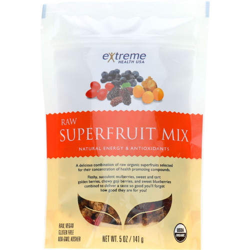 Extreme Health USA Superfruits Organic Superfruit Mix Raw 5 oz case of 6