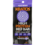 Kratos Beef Bar High Protein Acai Berry 1.2 oz Case of 12