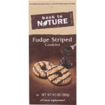 Back To Nature Cookies Fudge Striped Shortbread 8.5 oz case of 6