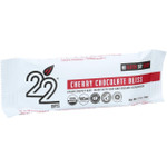 22 Days Nutrition Organic Energy Bar Cherry Chocolate Bliss Case of 12 1.7 oz Bars