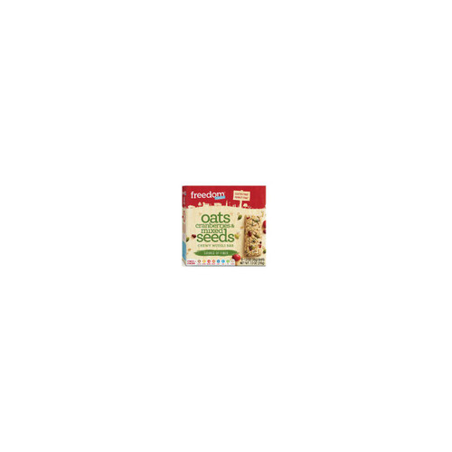 Freedom Foods Crunchola Bars Oats, Cranberries and Mixed Seeds Case of 6 7.2 oz