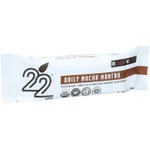 22 Days Nutrition Organic Protein Bar Daily Mocha Mantra Case of 12 1.7 oz Bars