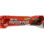 Met Rx Protein Bar Protein Plus Chocolate Fudge Deluxe 3 oz Case of 9