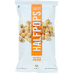 Halfpops Popcorn Aged White Cheddar 6 oz case of 12