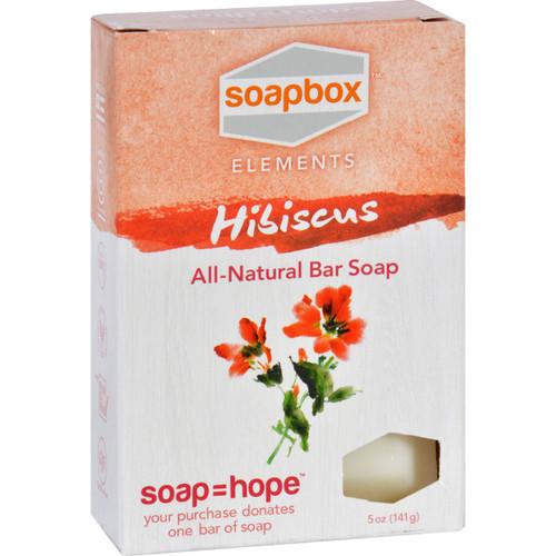 SoapBox Bar Soap Elements Hibiscus 5 oz