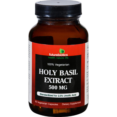 Futurebiotics Holy Basil Extract 500 mg 60 Vege Capsules
