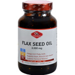 Olympian Labs Flax Seed Oil Certified Organic High Lignan 3000 mg 90 Softgels
