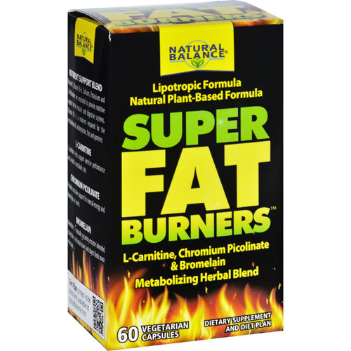 Natural Balance Super Fat Burners 60 Vege Capsules