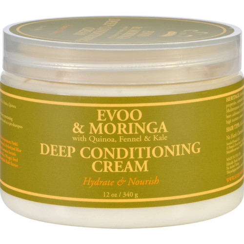 Nubian Heritage Deep Conditioning Cream Evoo and Moringa 12 oz