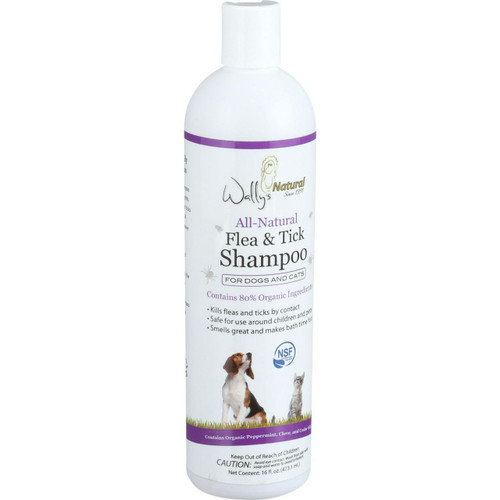 Wally's  All Natural Flea and Tick Shampoo 16 oz 1 Count