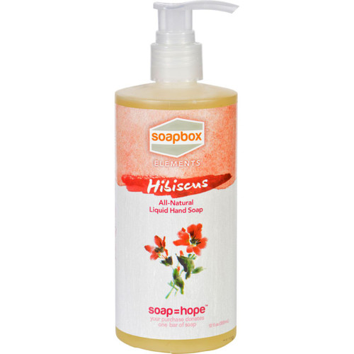 SoapBox Hand Soap Liquid Elements Hibiscus 12 oz