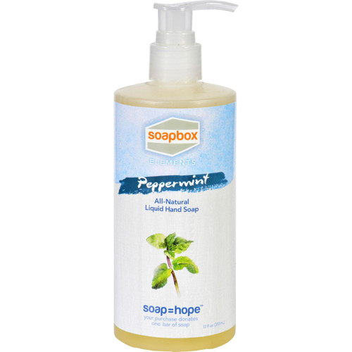 SoapBox Hand Soap Liquid Elements Peppermint 12 oz