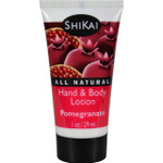 ShiKai Products Lotion All Natural Pomegranate Trial Size 1 oz Case of 12