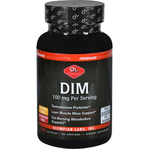 Olympian Labs DIM 100 Performance Sports Nutrition 120 Capsules