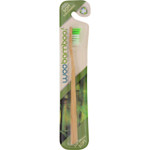 WooBamboo Toothbrush Slim Handle Soft Blue and Green 1 Count Case of 12