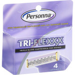 Personna Tri Flexxx Triple Blade Cartridges Womens 4 Count