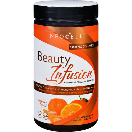 NeoCell Laboratories Collagen Drink Mix Beauty Infusion Tangerine Twist 11.64 oz