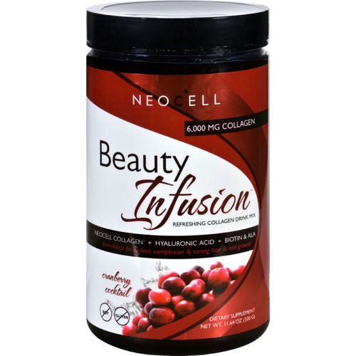 NeoCell Laboratories Collagen Drink Mix Beauty Infusion Cranberry Splash 11.64 oz