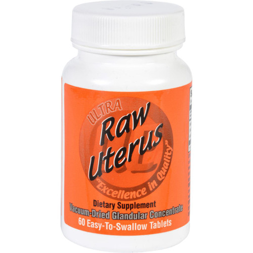 Ultra Glandulars Uterus Raw 60 Tablets