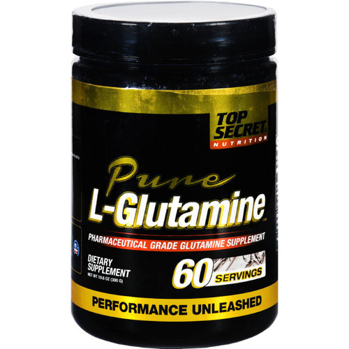 Top Secret Nutrition L Glutamine Pure Jar 10.6 oz