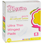 Maxim Hygiene Natural Cotton Ultra Thin Winged Pads Daytime 10 Pads