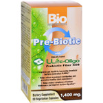 Bio Nutrition Pre Biotic Fiber Llife Oligo 1400 mg 60 Vege Capsules