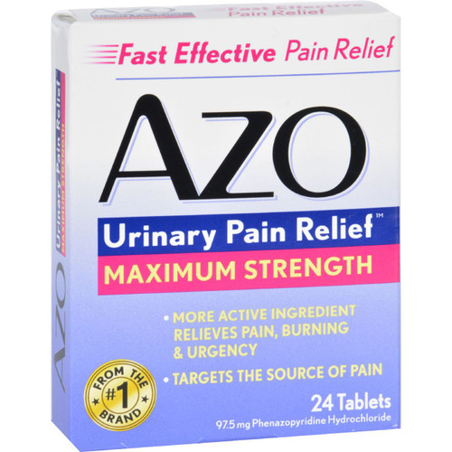 Azo Urinary Pain Relief 24 Tablets