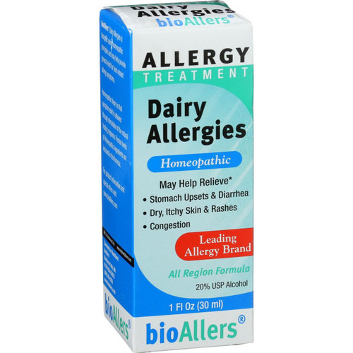 Bio Allers Food Allergy Treatment Dairy Allergies Unflavored 1 oz