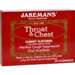 Jakemans Throat and Chest Lozenges Cherry Case of 24 24 Pack