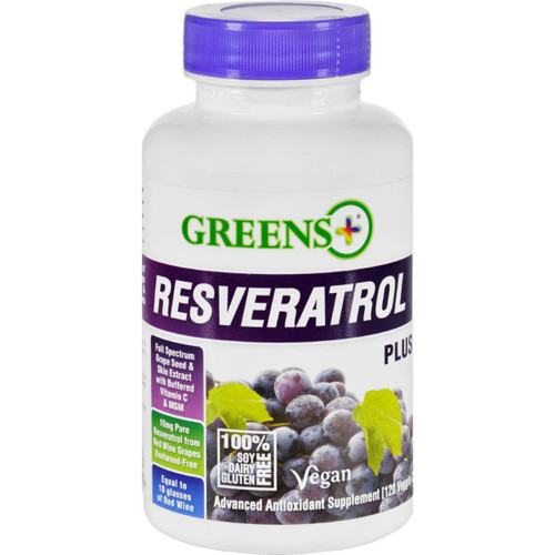 Greens Plus Resveratrol Plus 120 Vege Capsules