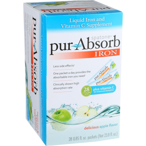 Nelsons pur Absorb Iron Apple 28 Count