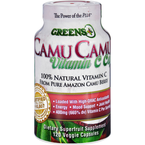Greens Plus Camu Camu Vitamin C Caps 120 Vege Capsules