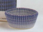 Ateco Blue Stripe Petit Four Cup 1 Inch
